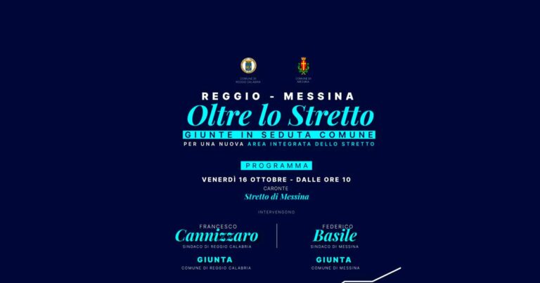Comune di Reggio Calabria – Notizie – Area integrata dello Stretto