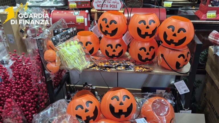La Guardia di finanza sequestra 30mila prodotti non sicuri in vista di Halloween –