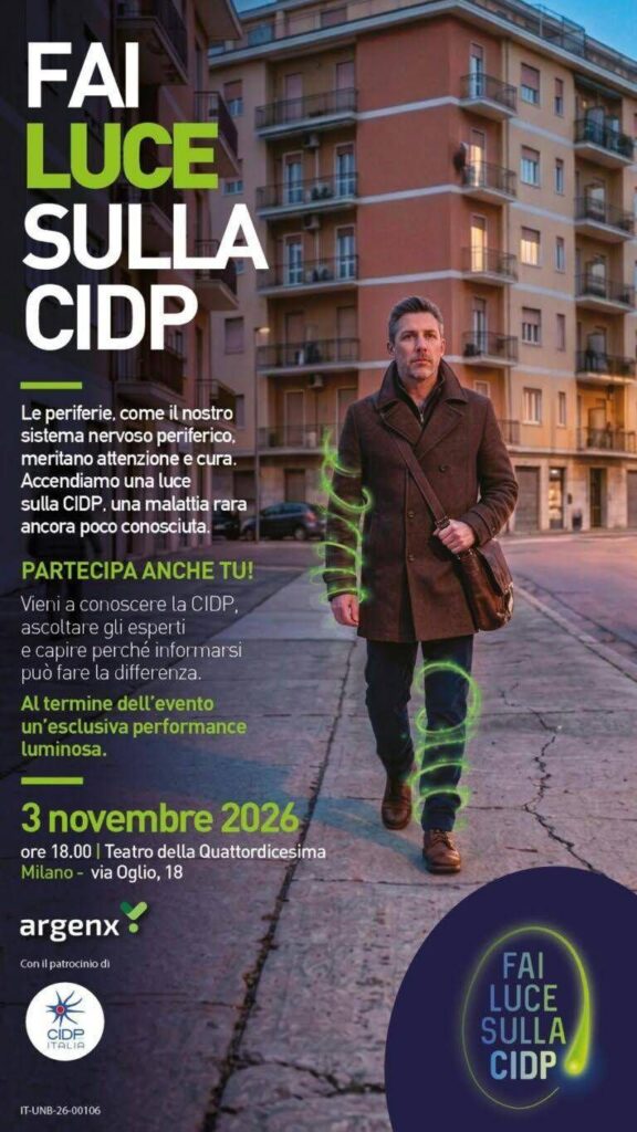 ‘fai luce sulla Cidp’, parte da Milano campagna itinerante che porta la neurologia in